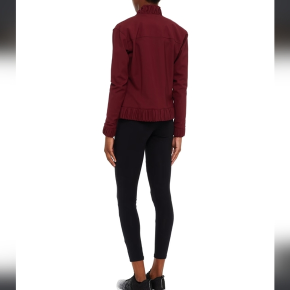 APL The Perfect Wool Bomber In Burgundy Size Small - Picture 6 of 10